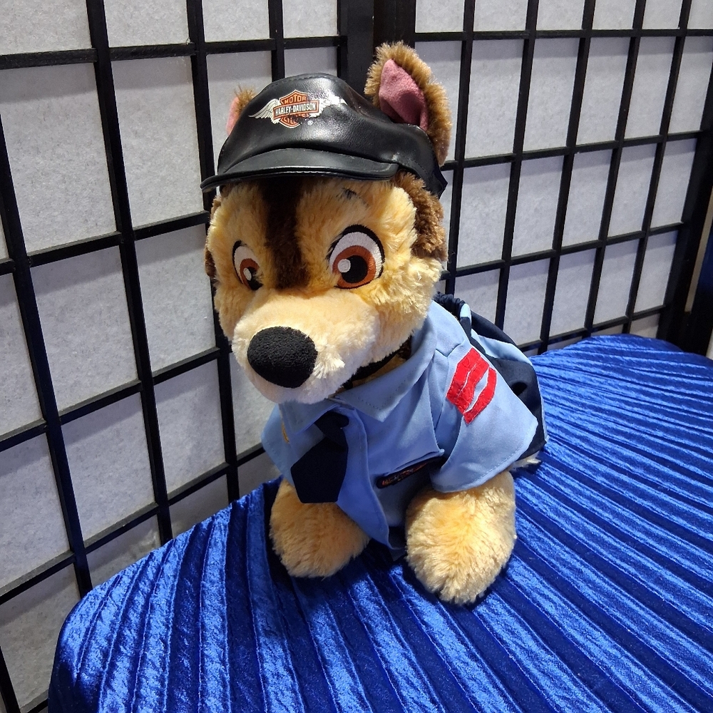 Paw Patrol Police Dog Plush in Blue Uniform